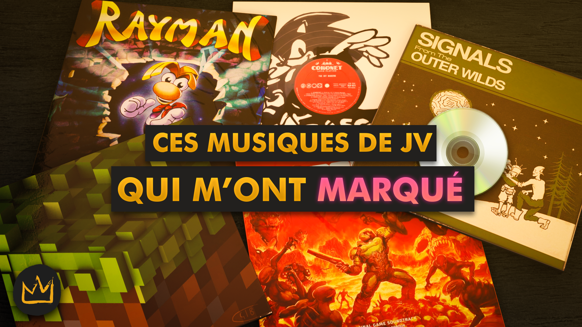 miniature youtube représentant Des Vinyls de jeux vidéos